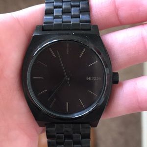 Men’s Black Nixon Watch - “The Time Teller”
